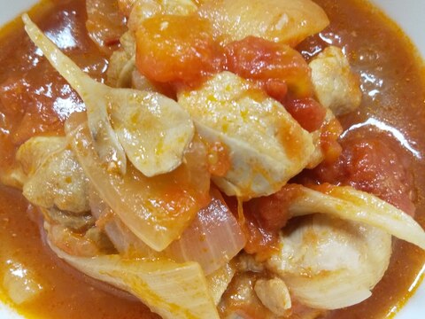 【ホットクック】鶏肉のトマト煮